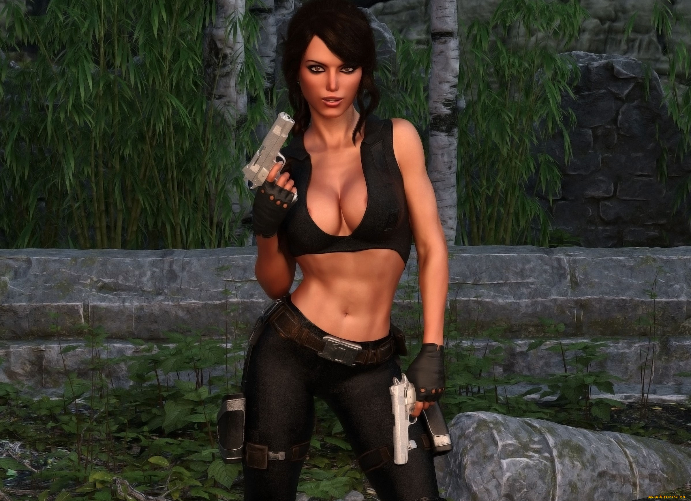 Lara croft pornô lésbico